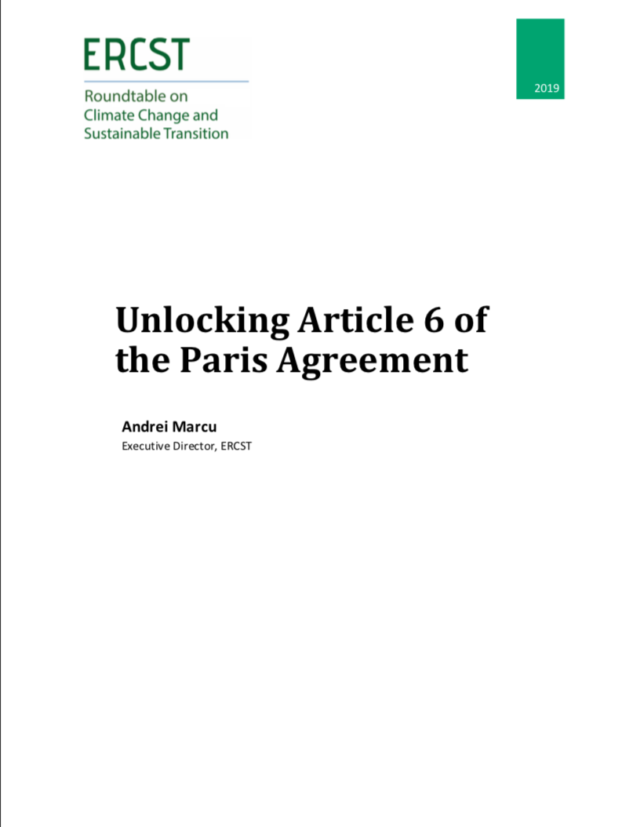 Unlocking Article 6 Of The Paris Agreement – ERCST