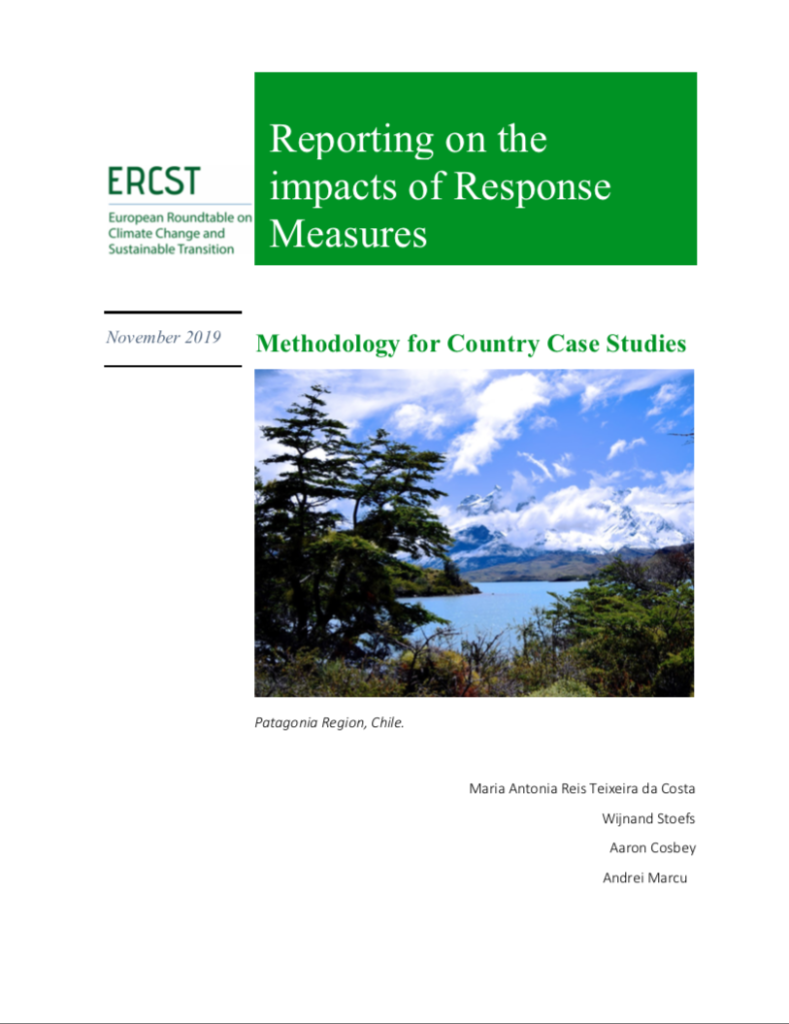 Reporting on the impacts of Response Measures: Methodology – ERCST