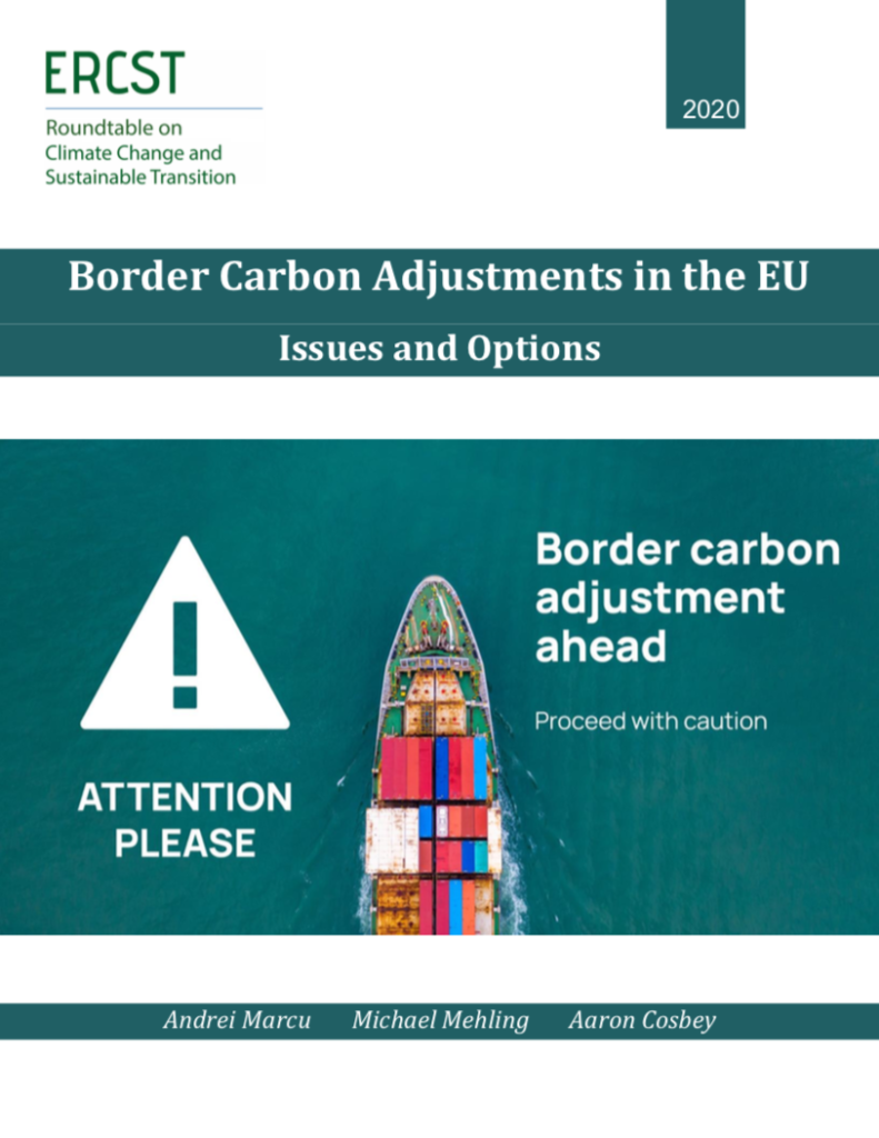 Border Carbon Adjustments In The EU: Issues And Options – ERCST